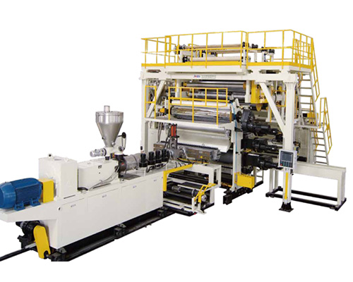 PVC flooring sheet extrusion machine
