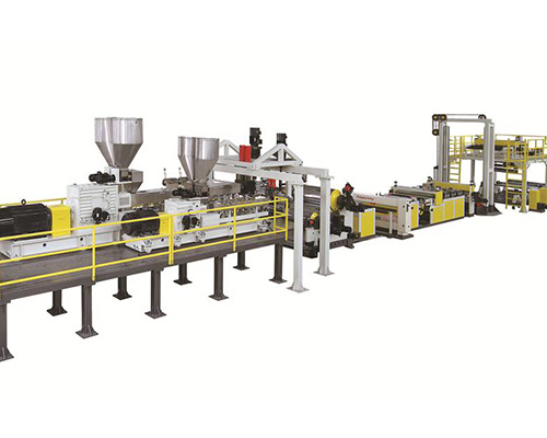 PET sheet twin screw extrusion machine