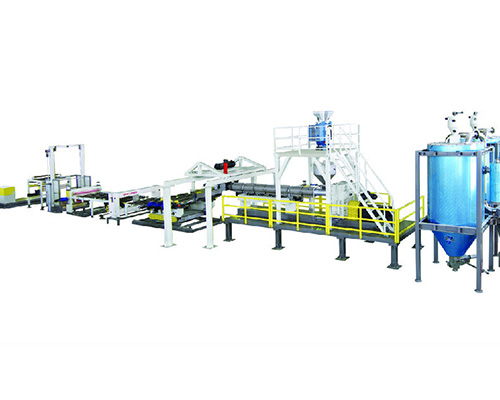 PC PMMA optic sheet extrusion line