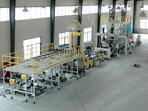 PET sheet extrusion machine