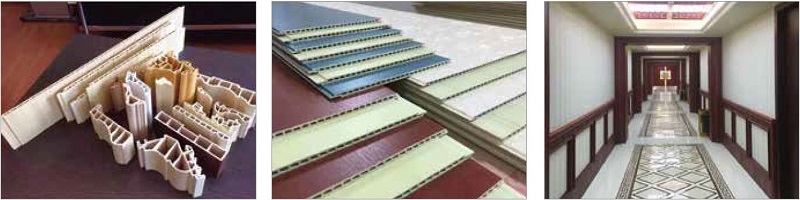 PVC profile extrusion machine