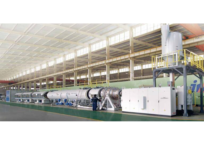 HDPE pipe machine